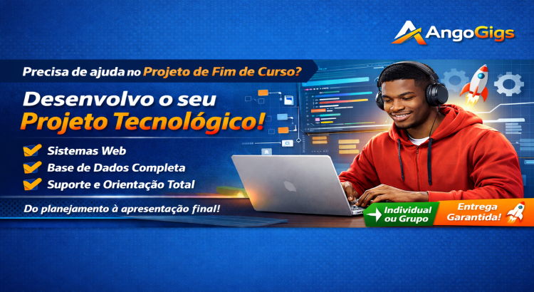 Ajudo a desenvolver o seu Projeto Tecnológico de Fim de Curso (Individual ou em Grupo